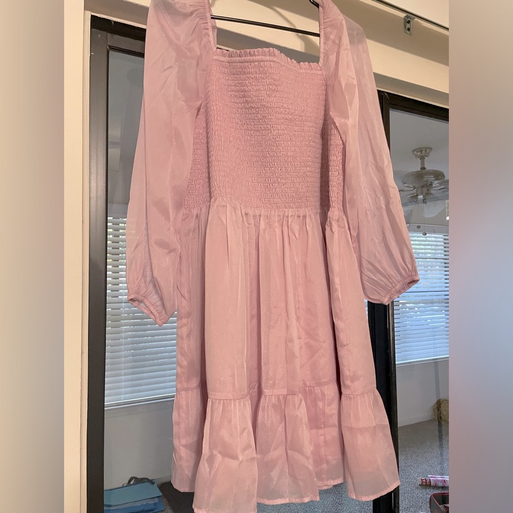 Dusty pink dress